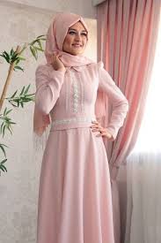 Afra Abiye Pudra Lefzen Basortusu Modasi Elbise The Dress