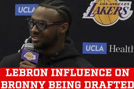 Bronny talks about how much Lebron influenced his draft decision