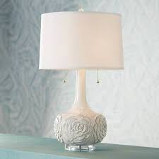 A wide variety of floral lamp options are available to you Possini Euro Natalia White Floral Table Lamp 14e66 Lamps Plus Table Lamp Cottage Table Ceramic Table Lamps