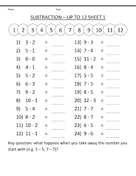 Free math worksheets for grade 1 mental addition. Math Sheets For Grade 1 To Print First Grade Math Worksheets Math Subtraction Worksheets First Grade Worksheets