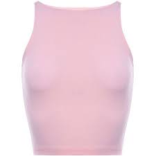 Pink Crop Sleeveless Tank Top Light Pink Crop Top Pink Crop Top Light Pink Shirt