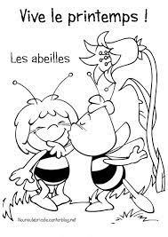 dessin facile printemps de a imprimer marnfozine com bee coloring pages cartoon precious moments coloriage pippi longstocking