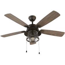At the home depot canada, our selection of air conditioners & portable fans will help you stay cool all summer long. Home Decorators Collection Shanahan 52 In Led Indoor Outdoor Bronze Ceiling Fan With Light Kit 59201 The Home Depot