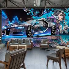 Shop with afterpay on eligible items. Photo Wallpaper 3d Street Graffiti Sports Car Mural Wall Cloth Restaurant Children Boys Bedroom Backdrop Wall Covering Wallpaper Wallpaper 3d Wallpaper Coveringwallpaper Boys Aliexpress