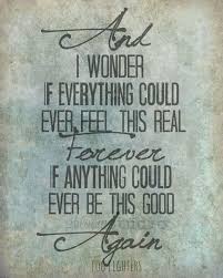 Foo Fighters Everlong Song Lyric Art Print 8x10 Lyric Art Print Music Lyric Art Print Typography Print Song Art Song Lyrics Art Music Lyrics Art Lyric Art