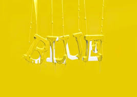 Free Photo Paint Dripping On Floating Word Yellow