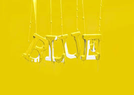 Free Photo Paint Dripping On Floating Word Yellow