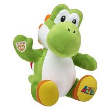 Kind Hearted And Easygoing Yoshis Are Always Ready For Adventure With Their Signature Shell And Shoes Included It S Build A Bear Yoshi Custom Stuffed Animal