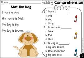 free kindergarten reading comprehension and questions by teaching biilfizzcend