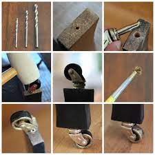 Adding Casters To Furniture Caster Wheels Furniture Furniture Casters Casters Diy