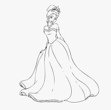Printables4kids free coloring pages word search puzzles and. Princess Tiana Coloring Pages Easy Drawing Of Princess Hd Png Download Kindpng