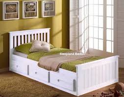 White Single Bed With Storage Holzbett Mit Stauraum Bett Lagerung Bett Mit Schubladen South shore gramercy full/queen platform bed (54/60'') with drawers, pure white. white single bed with storage