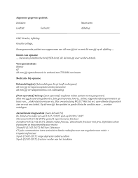 Format Ontslagbrief Link Groen Algemene Gegevens Patient Initialen Leeftijd Naam Arts Studeersnel