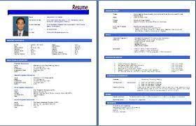 Image Result For Contoh Resume Resume Pdf Resume Resume Templates