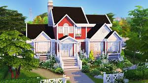 Country Family Home The Sims 4 Speed Build Sims House Design Sims House Sims Building