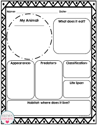 Students Can Tackle Their Animal Research In An Organized Way With This Animal Report Template Th Animal Report Animal Report Template Report Writing Template