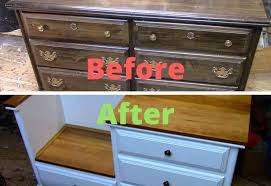 The design of this diy rustic bench makes it pretty simple to make. 13 Awesome Diy Repurposed Dresser Project Ideas Home Stratosphere