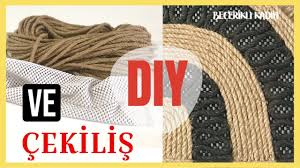Hali Kaydirmaz Halat Ve Cekilis Kendin Yap Ideas Diy Youtube 2020 Kendin Yap Hali Paspas