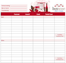 The new and improved free inventory spreadsheet templates provide an infinitely better control and management of you inventory. Free Bar Inventory Spreadsheet Bar Inventory Template More