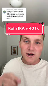Replying to @dyl_pick1 The differences between a Roth IRA and a 401k!  Everything you need to know about a Roth IRA and 401k! #rothira #401k  #personalfinance #financialfreedom