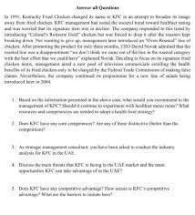 Of the ohio basin, with the virginias on its e. Answer All Questions In 1991 Kentucky Fried Chicken Chegg Com