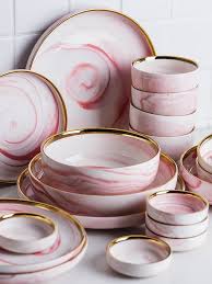 collection geschirr graymarblekitchen marble marblekitchendesign penelope pink penelope collection yemek takimi yemek takimlari mutfak duzenleme