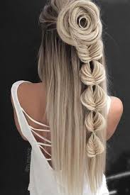 If your hair is naturally curly, you can get it straightened for a switch up. Long Hair Unique Wedding Hairstyles Novocom Top
