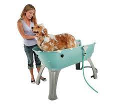 Dog Bath Tubs Bathing Grooming Washing Station Medium Size Elevated 33x16 75x10 Dog Washing Station Dog Wash Dog Bath
