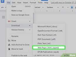 We need to sign in to the google drive first as we need to upload the office word document to google drive first to be able to access it from the. 3 Ways To Convert A Word Document To Html Wikihow