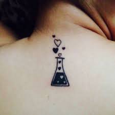 Flask Tattoo With The Potion For Love Flask Tattoo True Love Tattoo Stick Poke Tattoo