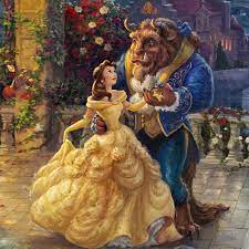 Beauty And The Beast Dancing In The Moonlight Limited Edition Art Art For Sale