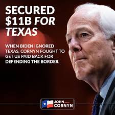 President Trump trusts Senator Cornyn — and for good reason. ✓99% voting  record with Trump 🧱Helped write the Big, Beautiful Border Bill 💸Secured  $11B to pay Texas back for defending the border