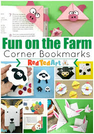 Farm Animal Corner Bookmark Ideas Red Ted Art Make Crafting With Kids Easy Fun Easy Paper Crafts Kids Animal Crafts For Kids Paper Crafts For Kids