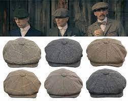 Mens Tweed Newsboy Cap Peaky Blinders Baker Boy Flat Check Grandad Hat Ebay Newsboy Cap Newsboy Cap Men Mens Newsboy Hat