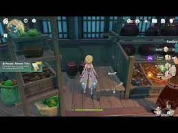 Where To Find The Almond Tofu Recipe In Genshin Impact Wangshu Inn Youtube