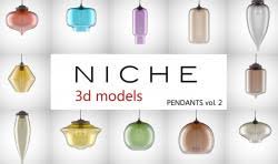 Based on an orb shape, the niche modern binary pendant light uses two incandescent bulbs, giving it a slightly more contemporary twist on the nostalgic edison style elegance of the solitaire pendant. Niche Modern Solitaire Pendant 3d Models Stlfinder