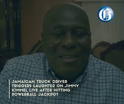 So, now that you're rich, is there anyone you're going to make sure you  never talk to again?" American television talk show host Jimmy Kimmel asked  Powerball millionaire, Jamaican Dave Johnson. Read