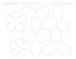 Traductor De Google Flower Petal Template Flower Template Paper Flower Template