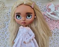 Custom Bythe Doll. Art Doll. Alice in Wonderland Inspired. Blonde Blythe.