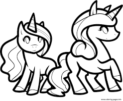 Jun 27, 2020 · princess unicorn coloring page (free printable download) this royal unicorn is as sweet as can be. Two Princess Unicorns To Color Coloring Pages Printable