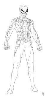Ver más ideas sobre superheroes para colorear, superhéroes, avengers para colorear. Spider Man Ps4 Step By Step By Kindratblack On Deviantart