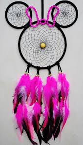 Pink Minnie Mouse Dreamcatcher By Village Dreams On Etsy Artisanat De Capteur De Reve Attrape Reve Mobile Craft Reve de bien etre coffret cadeau wonderbox idee relaxation pour 1 a 2 personnes en quete de detente et de serenite ? pinterest