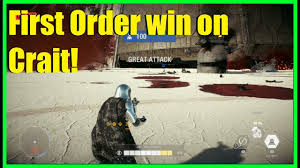 Battlefront halation is a mod for star wars battlefront ii (2005) that adds halo themed gameplay to both instant action and multiplayer. Star Wars Battlefront 2 Winning As The First Order On Crait Captain Phasma Gameplay Youtube