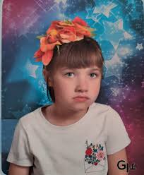 Can you make my daughter smile in this picture?