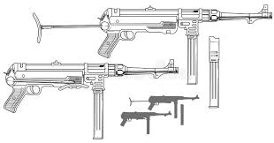Se ha demostrado que colorear es un ejercicio excelente para. Graphic Black And White Pistol With Ammo Clip Stock Vector Illustration Of Clip Ammo 141659559
