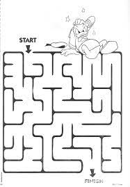 Donald Duck Maze Mazes For Kids Mazes For Kids Printable Maze Worksheet