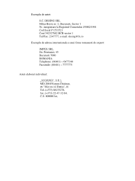 Srl d ca si forma juridica a fost introdus in anul 2011 pentru sustinerea tinerilor antreprenori, statul roman le situatia prezenta pentru un srl d: Exemplu De Antet