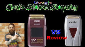 The wahl shaver does shave closer but if you skip a day shaving then this shaver has trouble with the longer whiskers. Wahl 5 Star Shaver Vs Andis Profoil Shaver Youtube