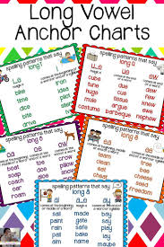 Long Vowel Anchor Charts All Elementary Tpt Teacher