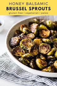 Honey Balsamic Brussels Sprouts Isabel Eats Recipe Balsamic Brussel Sprouts Brussel Sprouts Honey Balsamic Brussel Sprouts
